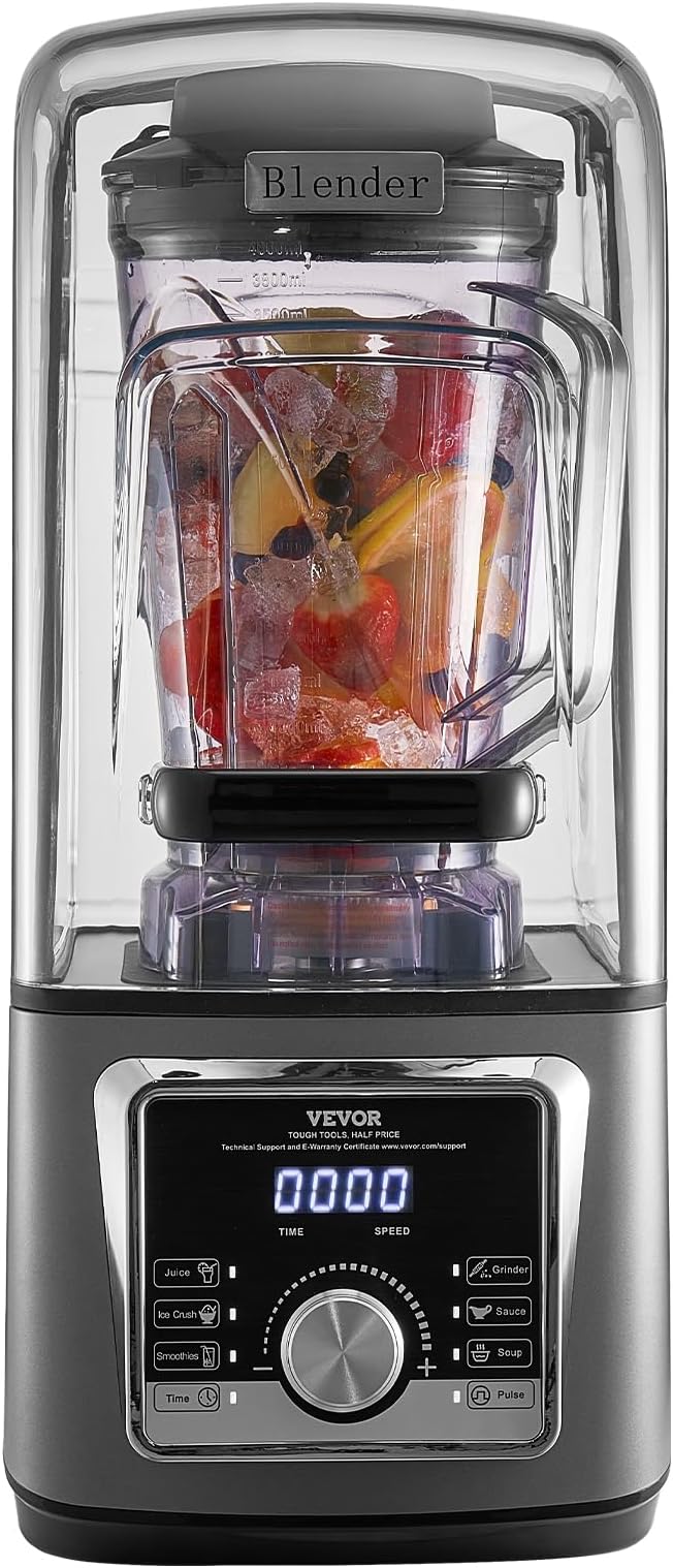 VEVOR Professional Blender for Smoothies, 118 oz 1400W, - Image 11