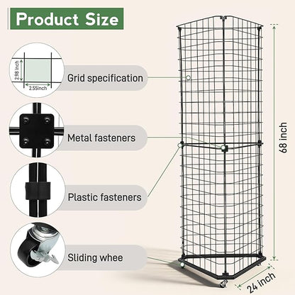 Brobear Triangular Gridwall Panel Display Stand - Image 2