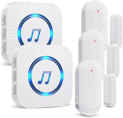 SanJie Door Sensor Chime for Door Opens, Business/Home/Office/Store, 500 FT by SANJIEGuardSecurity