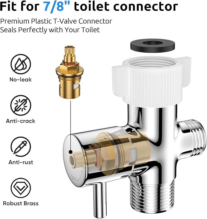 Arofa Hands-Free Handheld Bidet Sprayer - Image 5