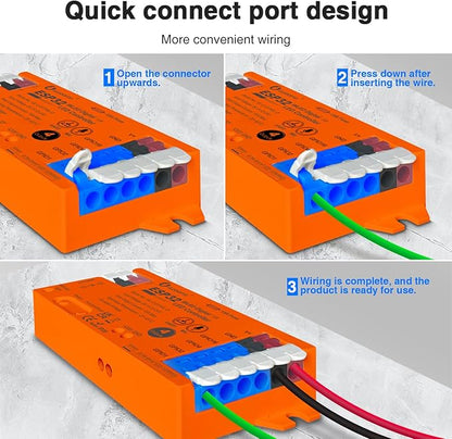 ESP32 WLED LED Strip Light Controller 4 Channel Output 15A Fuse Link Level - Image 7