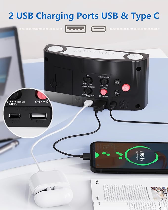 Digital Alarm Clock for Bedroom - Image 5