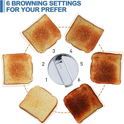 CUSIMAX Stainless Steel 2 Slice Toaster - Image 4