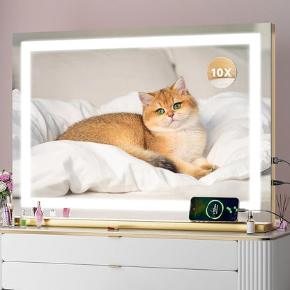 Vanity Mirror with Lights, Dimmable 3 Modes, Memory Function, Smart Touch - Image 3