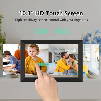 FRAMEO Digital Photo Frame WiFi 32GB 10.1 Inch 1280x800 IPS Touch Screen - Image 5