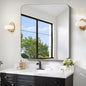 FORBATH 40x36 Inch Silver Bathroom Mirror by FORBATH