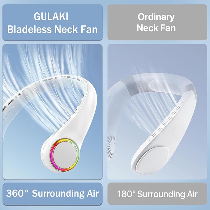 GULAKI Portable Neck Fan, Personal Fan - Image 7