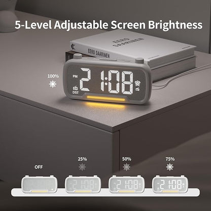 Alarm Clock Radio for Bedrooms, Hi-Fi Sound, Clock Radio - Image 7