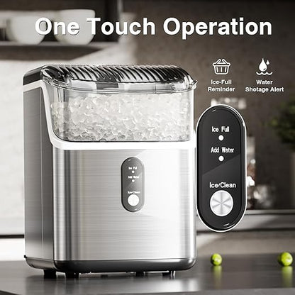 Antarctic Star Nugget Ice Maker Countertop, Chewable Nugget Ice Machine - Image 4