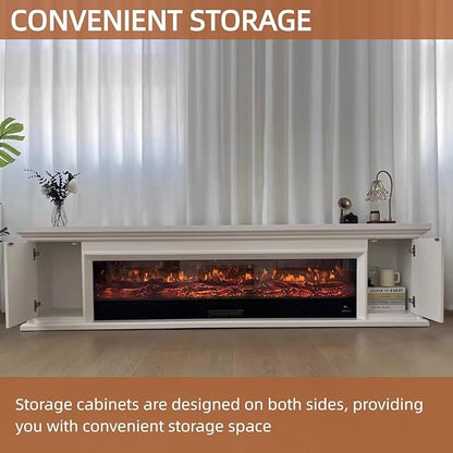 Freestanding Electric Fireplace Heater - Image 4