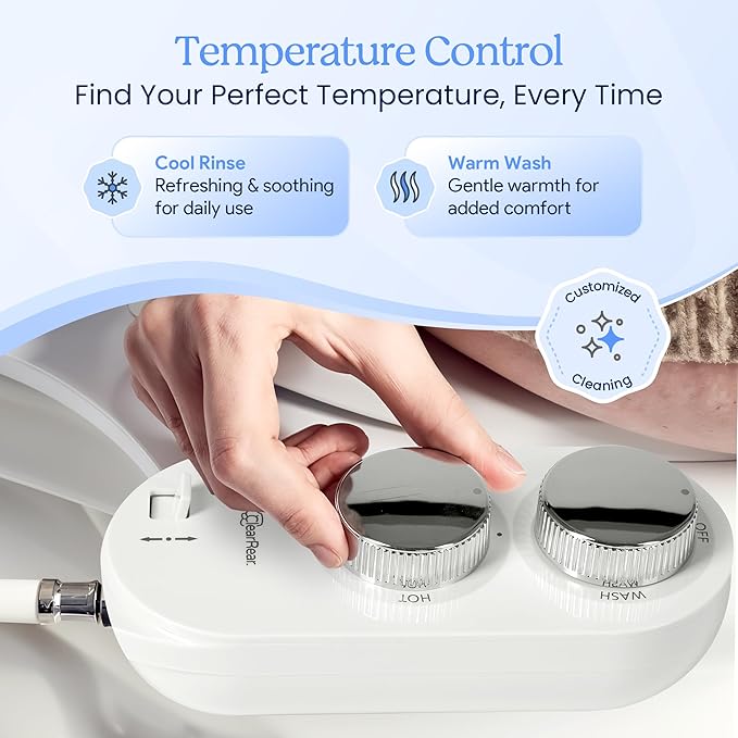 CLEAR REAR Bidet Attachment for Toilet Seat - Image 6