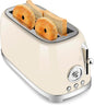 SUSTEAS Toaster 4 Slice Wide Slot, Stainless Steel Bread Bagel Toasters by SUSTEAS