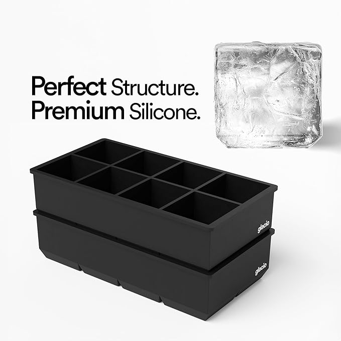 Ice Cube Molds – 2-Pack Silicone Trays - Image 4