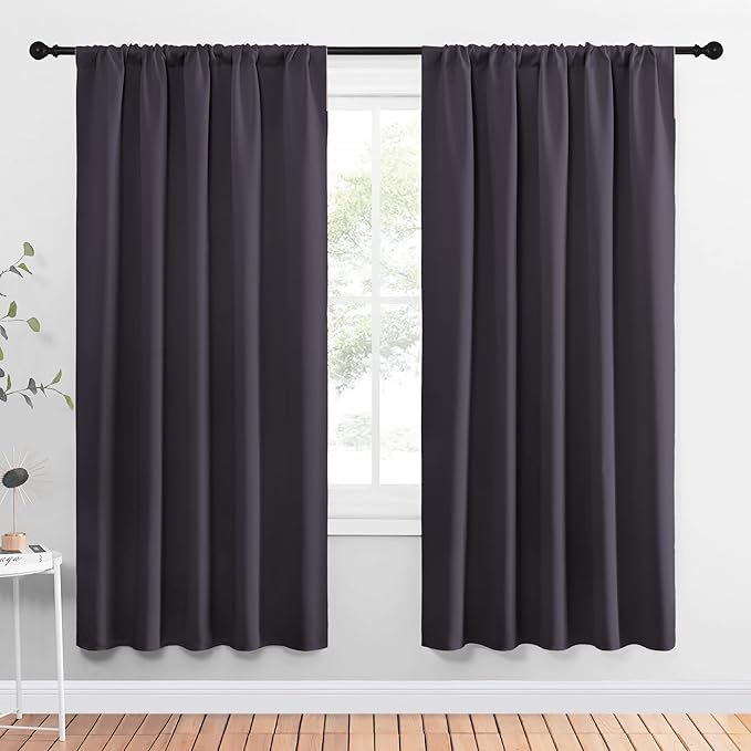 NICETOWN Window Curtains Blackout Drapes, 1 Pair, 52 by 72-Inch, Thermal by NICETOWN