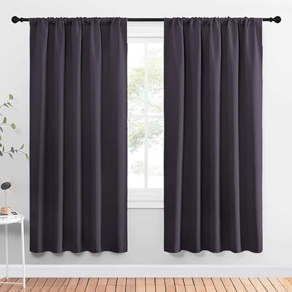 NICETOWN Window Curtains Blackout Drapes, 1 Pair, 52 by 72-Inch, Thermal by NICETOWN