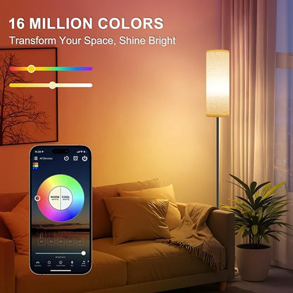 FRIDEKO HOME Floor Lamp, Color Changing Ambient Lighting - Image 2