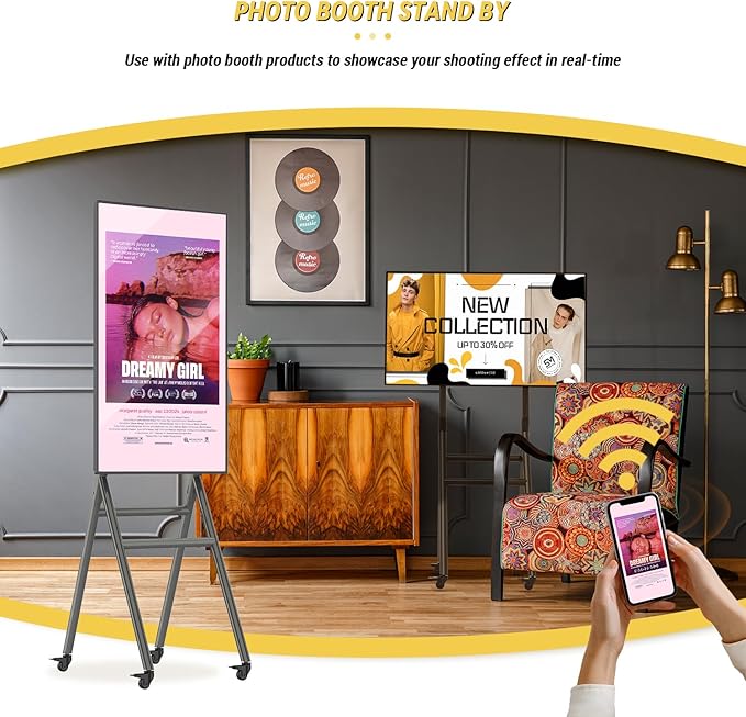 MWE Mobile Digital Signage Display 43in - Image 2