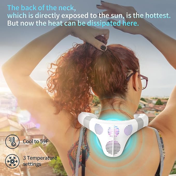 PluvoFan Neck Fan Back-Windy 6000mAh - Image 7