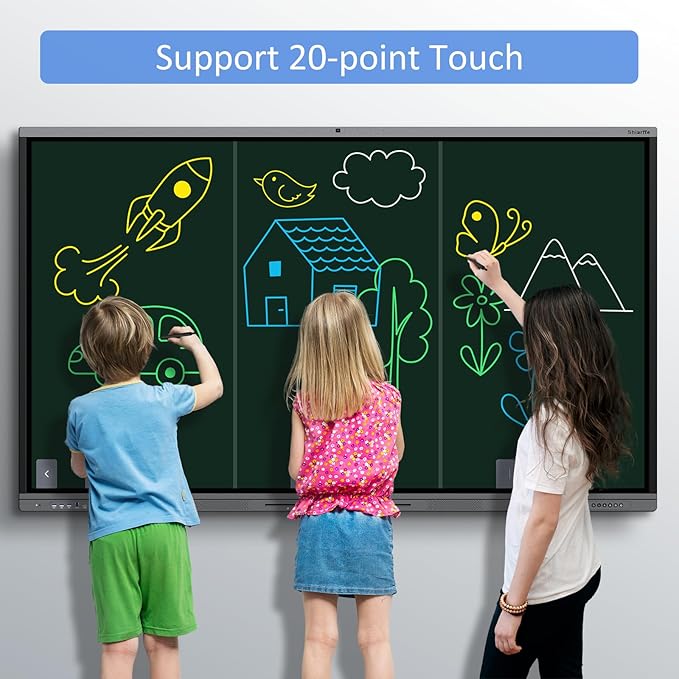 Shiarffe X5 Smart Board 75 Inch 4K Interactive Whiteboard Google EDLA-Certified - Image 5