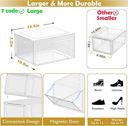Thickened Clear Shoe Storage Organizer - Image 3