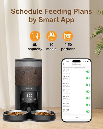 Automatic Cat Feeder 2 Cats - 5G WiFi Pet Feeder - Image 3