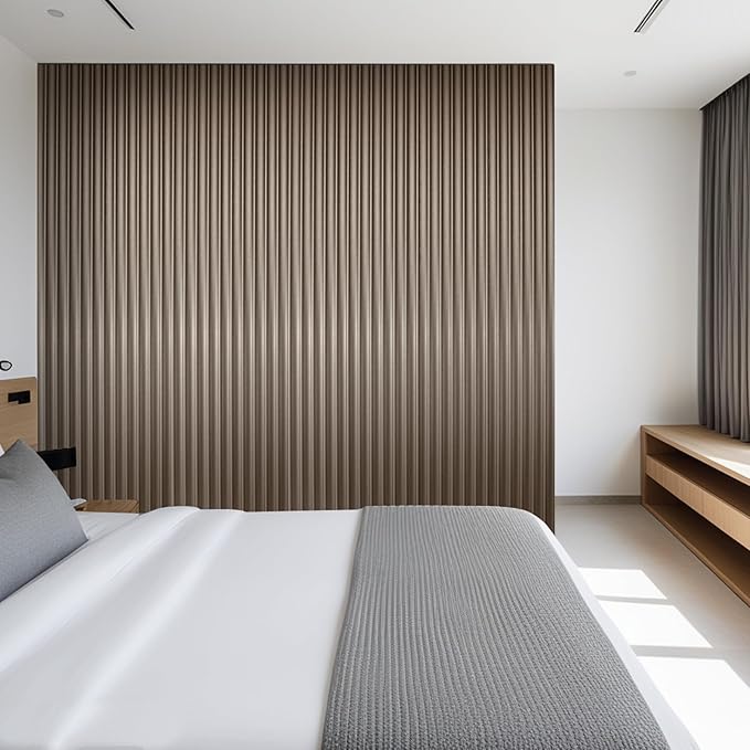 Art3dwallpanels Slat Wall Paneling, 8 Pack Wavy Grain Panel Wall Slats - Image 7