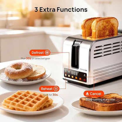 Toaster 2 Slice, Consciot Smart Touch Screen Toasters - Image 8