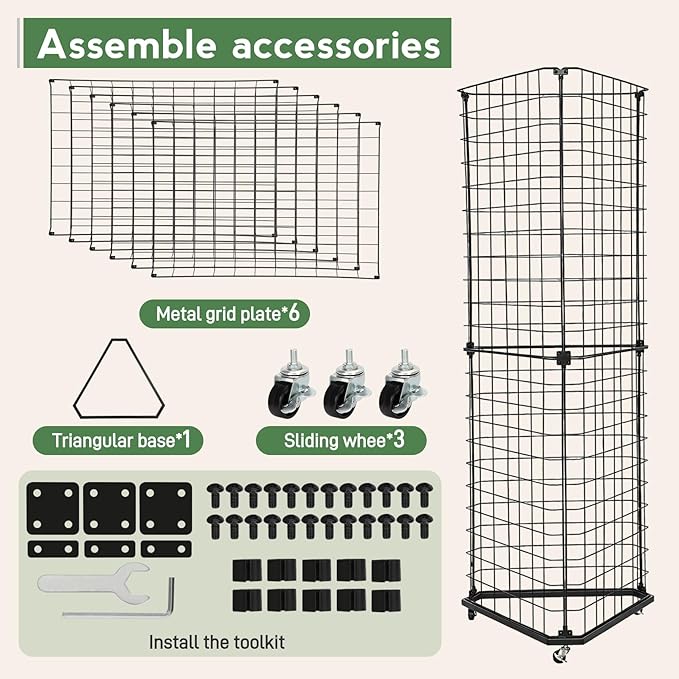 Brobear Triangular Gridwall Panel Display Stand - Image 7