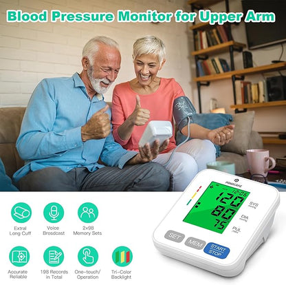 Panacare Blood Pressure Machine, Automatic Upper Arm Blood Pressure Monitor - Image 2