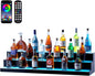 VEVOR LED Lighted Liquor Bottle Display, 3 Tiers 48 Inch Commercial Illuminated by VEVOR