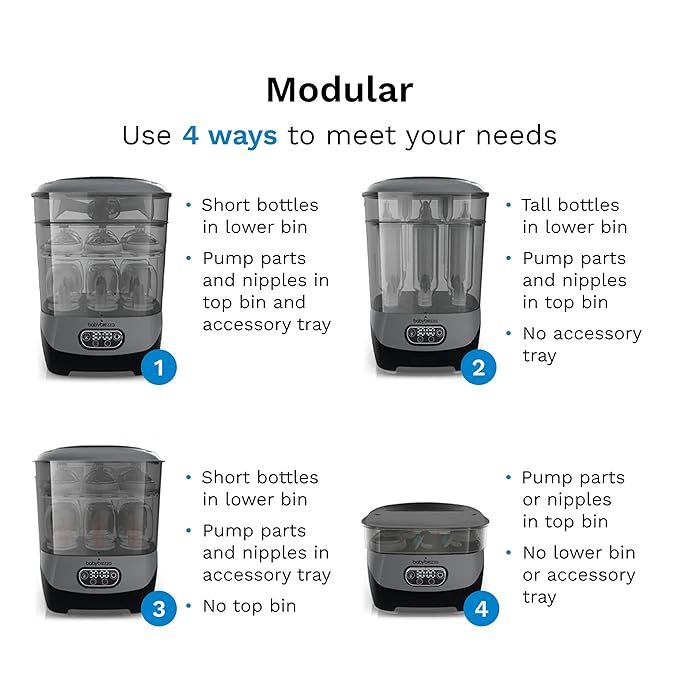 Baby Brezza Bottle Sterilizer and Dryer Advanced – 33% Faster - Image 4