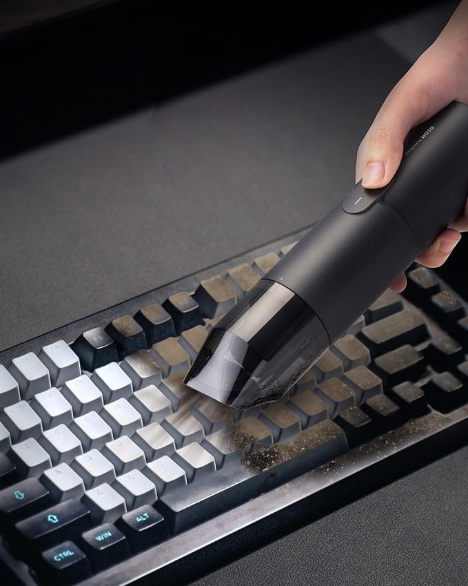 HOTO Handheld Vacuum Cleaner Cordless, Desk Vacuum Cleaner Compressed Electric - Image 7