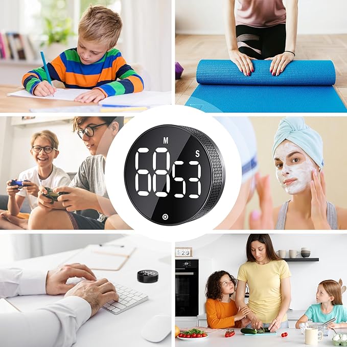 BlueSnail Kitchen Timer with LED Digital Display Smart Efficana - Image 6