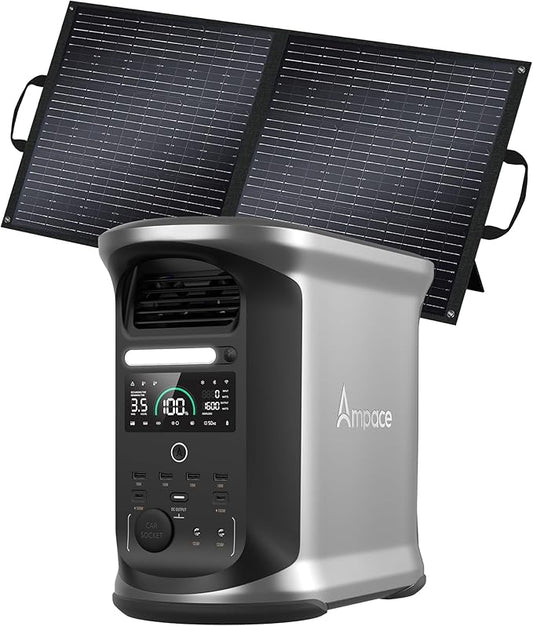 AMPACE Andes 1500 Power Station 2400W Solar Generator by Unknown