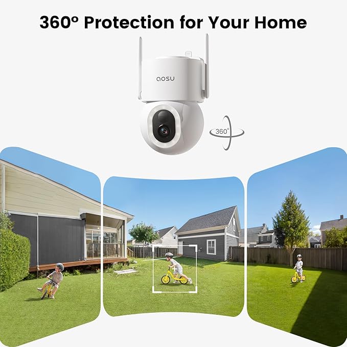AOSU Solar Security Cameras Wireless Outdoor - Image 3