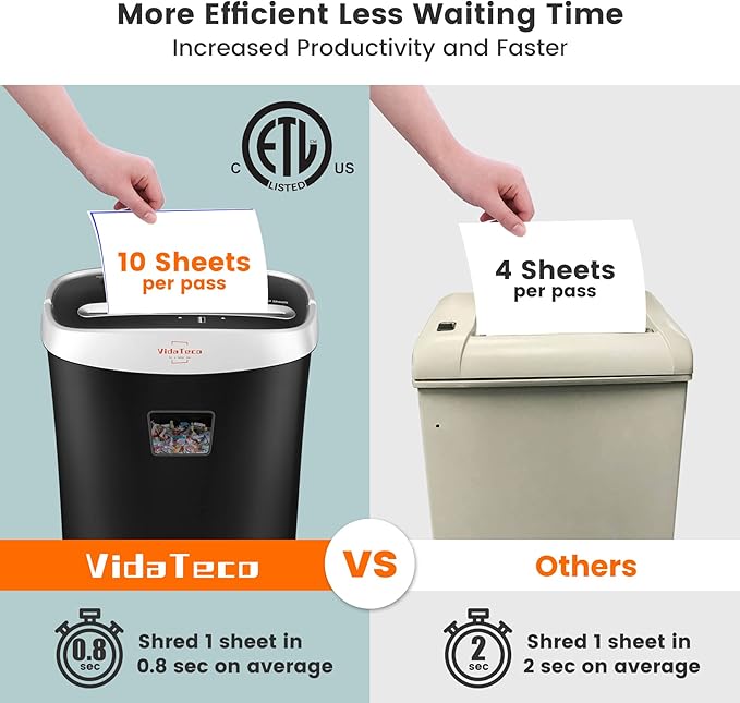 Paper Shredder for Home Office Heavy Duty - Image 4