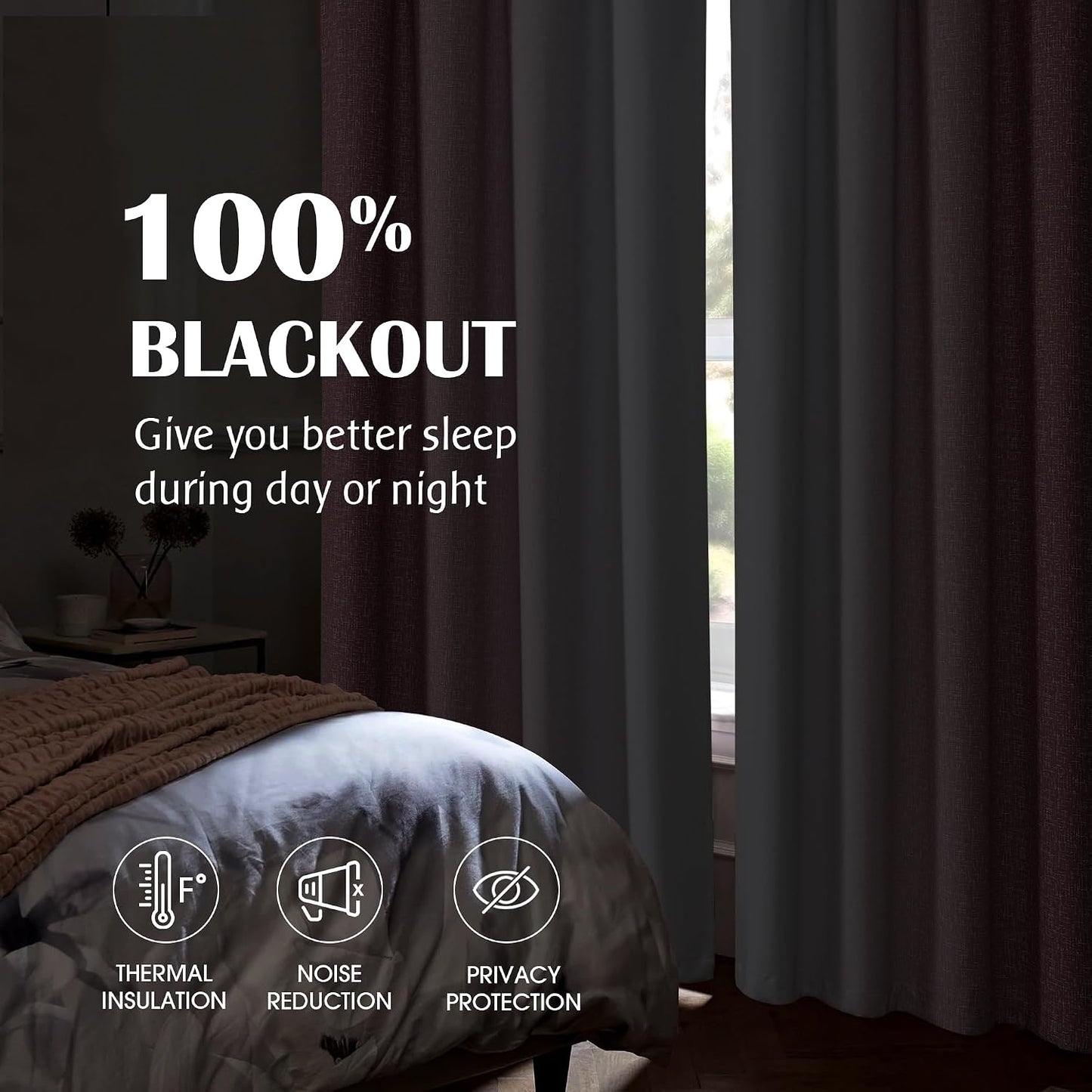 Pink White Ombre 100% Blackout Curtains Bedroom 52x63 2 Panels | Gradient Patterned Room Darkening Drapes for Girls Nursery Living Room 63 Inch Long Thermal Insulated Soundproof Rod Pocket