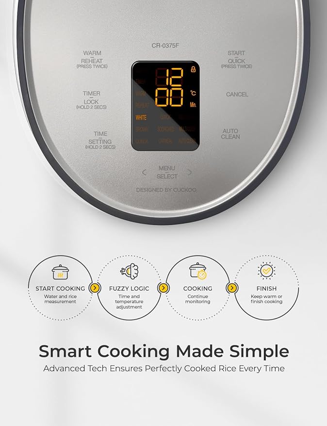 CUCKOO Micom Rice Cooker 3-Cup Uncooked / 6-Cup Cooked - Image 5
