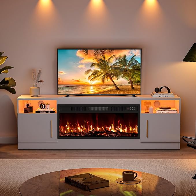 VITESSE Fireplace with TV Stand 36" inch Electric Fireplace Up to 80" TVs - Image 8