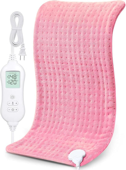 NOWWISH Heating Pad for Back Pain Relief & Period Cramps, 24x12 Inches Electric by NOWWISH