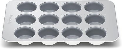Caraway Non-Stick Ceramic 12-Cup Muffin Pan by Caraway