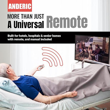 Anderic RR1004 Big Button TV Remote Control – Senior Friendly, Easy-to-use - Image 6