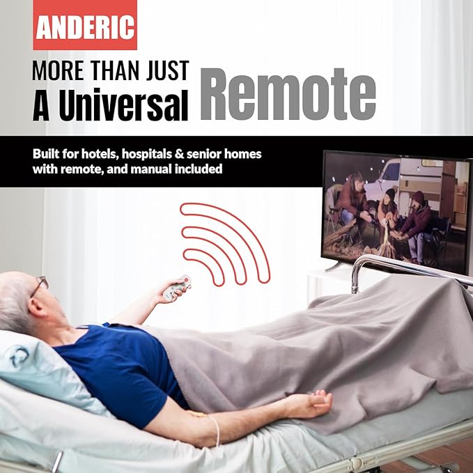 Anderic Easy Big Button Universal TV Remote Control. Easy to Use, Glow Keys - Image 6
