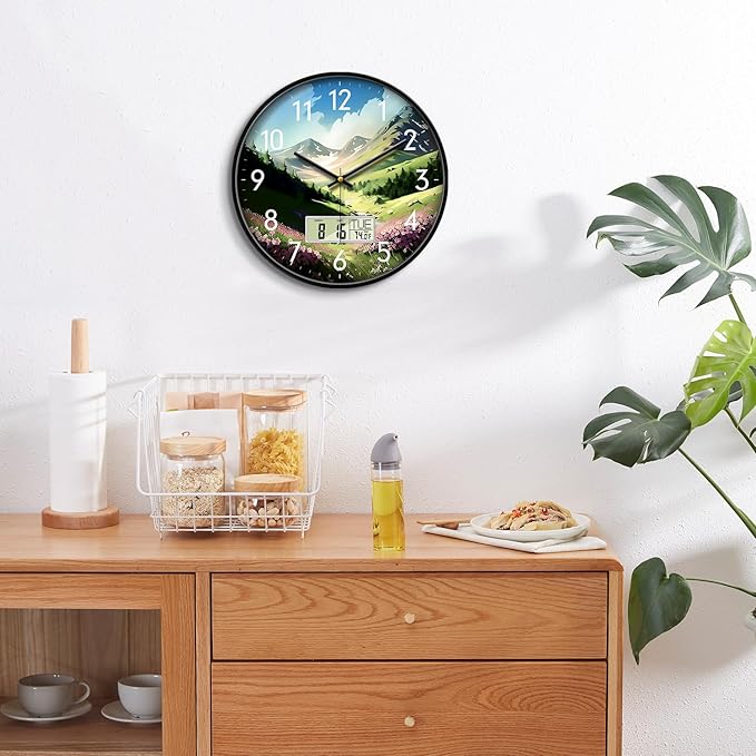 SCOAGE Digital Large Display Silent Wall Clock - Image 5