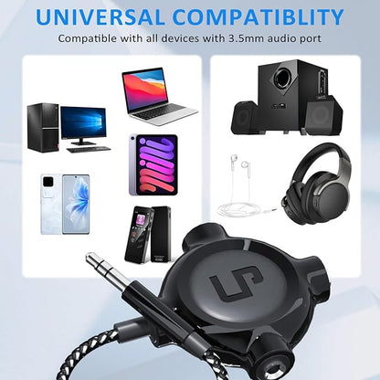 LP Headphone Splitter, Nylon-Braided 3.5mm Audio Stereo Splitter, Male to 3 - Image 3