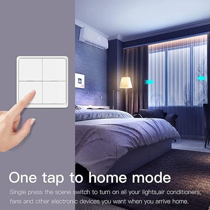MOES Wireless Smart Scene Switch Button, Require MOES HUB, Zigbee Connection - Image 5