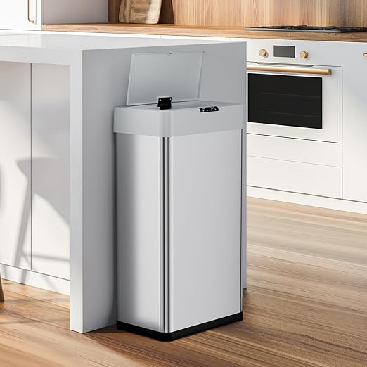 AthLike Sensor Trash Can, Touchless Motion Sensor Trash Bin, Smart Automatic - Image 8