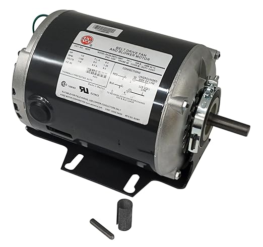 US Motors Belted Fan & Blower, 1/2 HP, 1725 RPM Motor by US+Motors