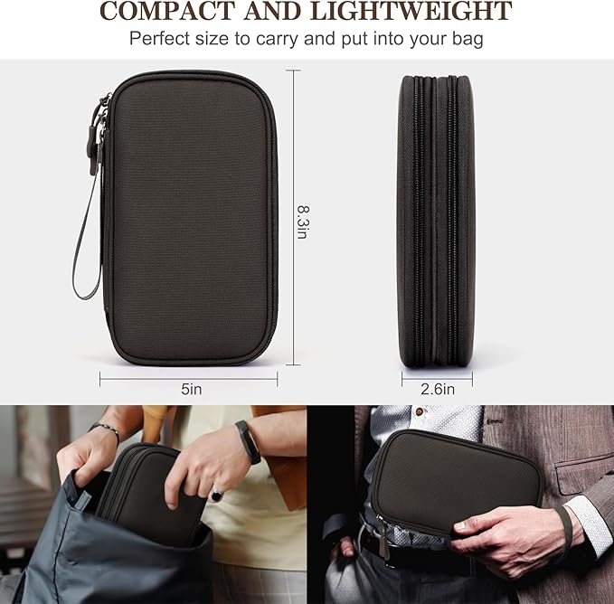 FYY Electronic Organizer, Travel Cable Organizer Bag Pouch Electronic - Image 2