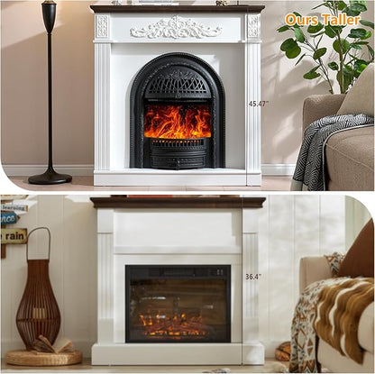 45" Birdcage-Style Electric Fireplace - Image 6